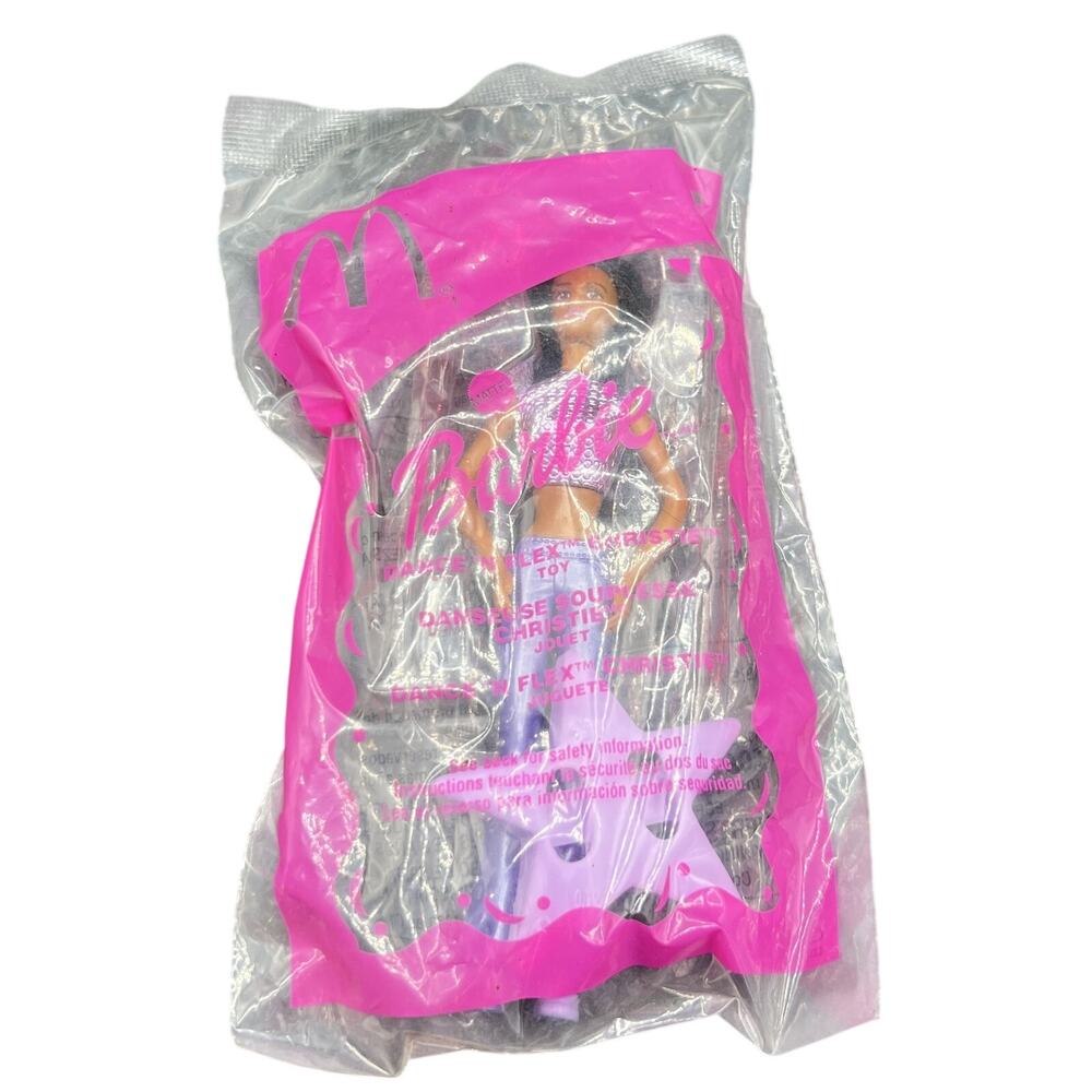 💖 McDonald's Barbie Dance 'N Flex Christie Doll Vintage 2003 Happy Meal Sealed
